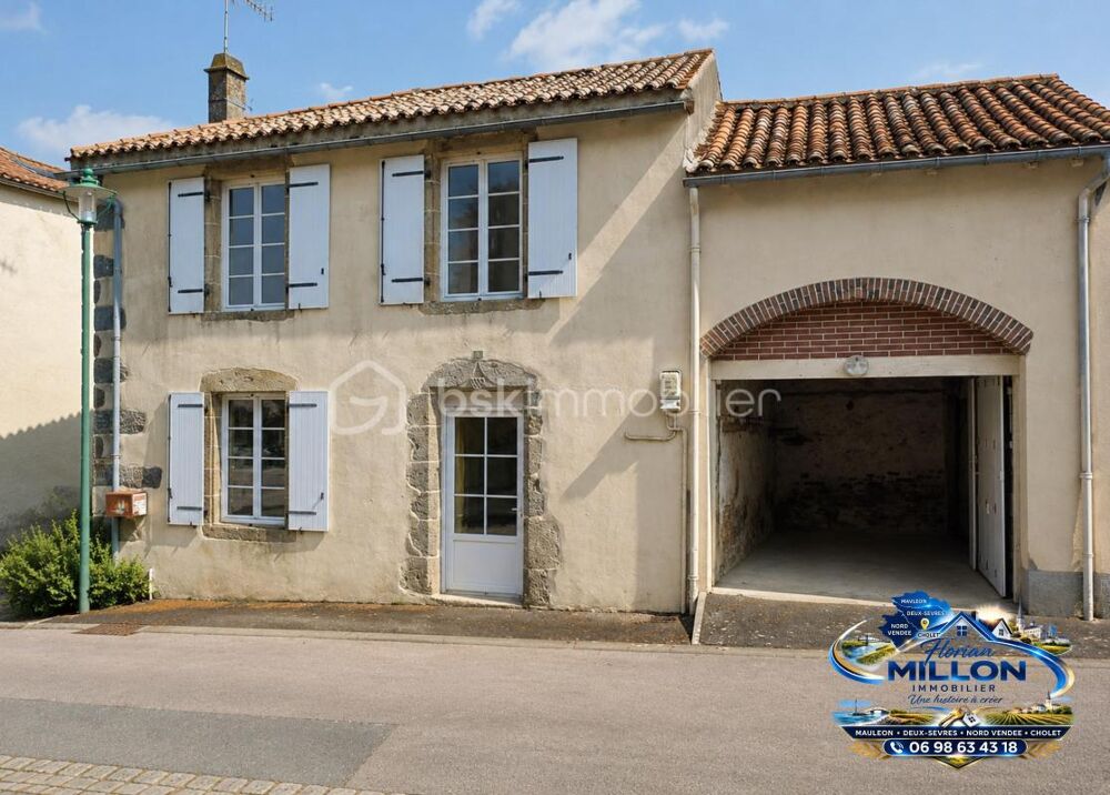 Vente Maison ? Maison de bourg avec garage et beau potentiel d'évolution - Saint Marsault (La Forêt-sur-Sèvre) La foret sur sevre