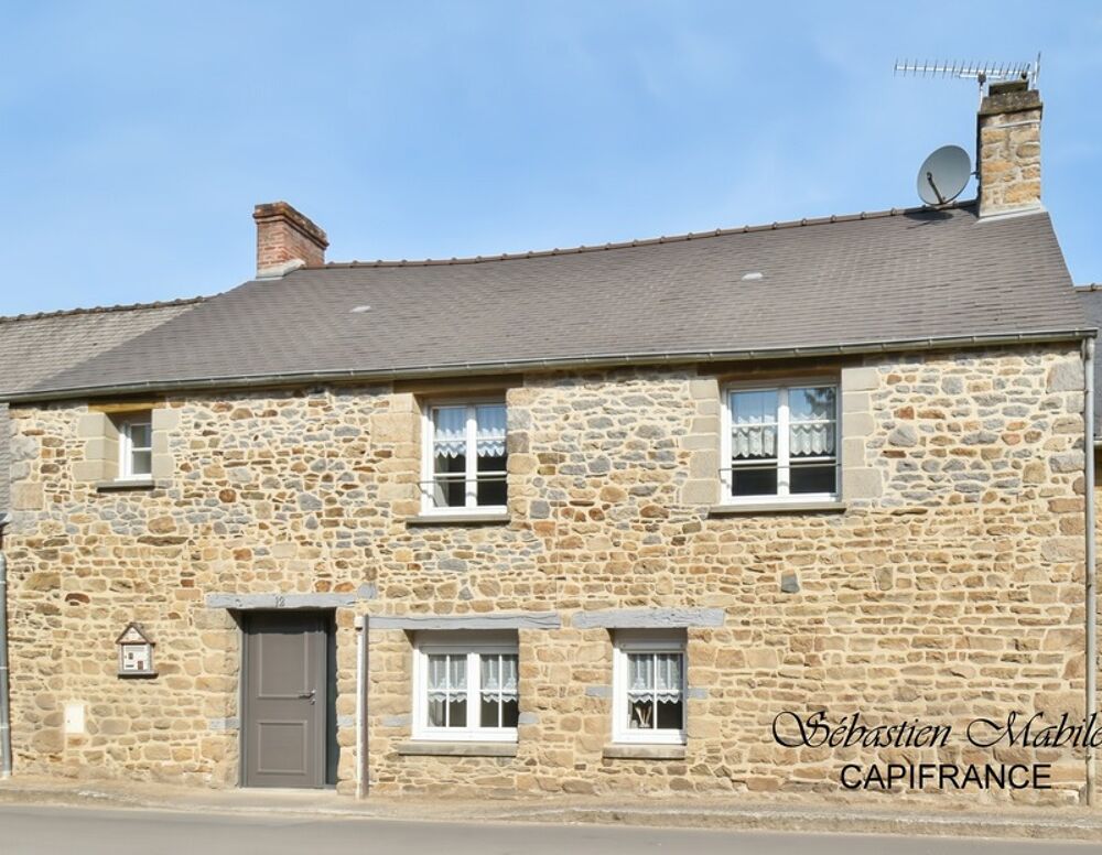 Maison en pierres rénovée 5 pièces à Saint Broladre (35) en Baie du Mont Saint Michel