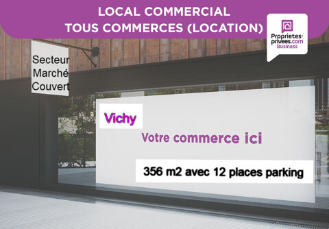 03200 VICHY - LOCAL COMMERCIAL 256 M&sup2;, secteur March&eacute; Couvert 3600 03200 Vichy