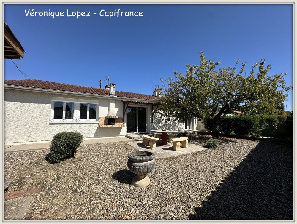 Vente Maison Le Passage, maison de plain-pied de 93m² avec garage, jardin et abri en dur Le passage