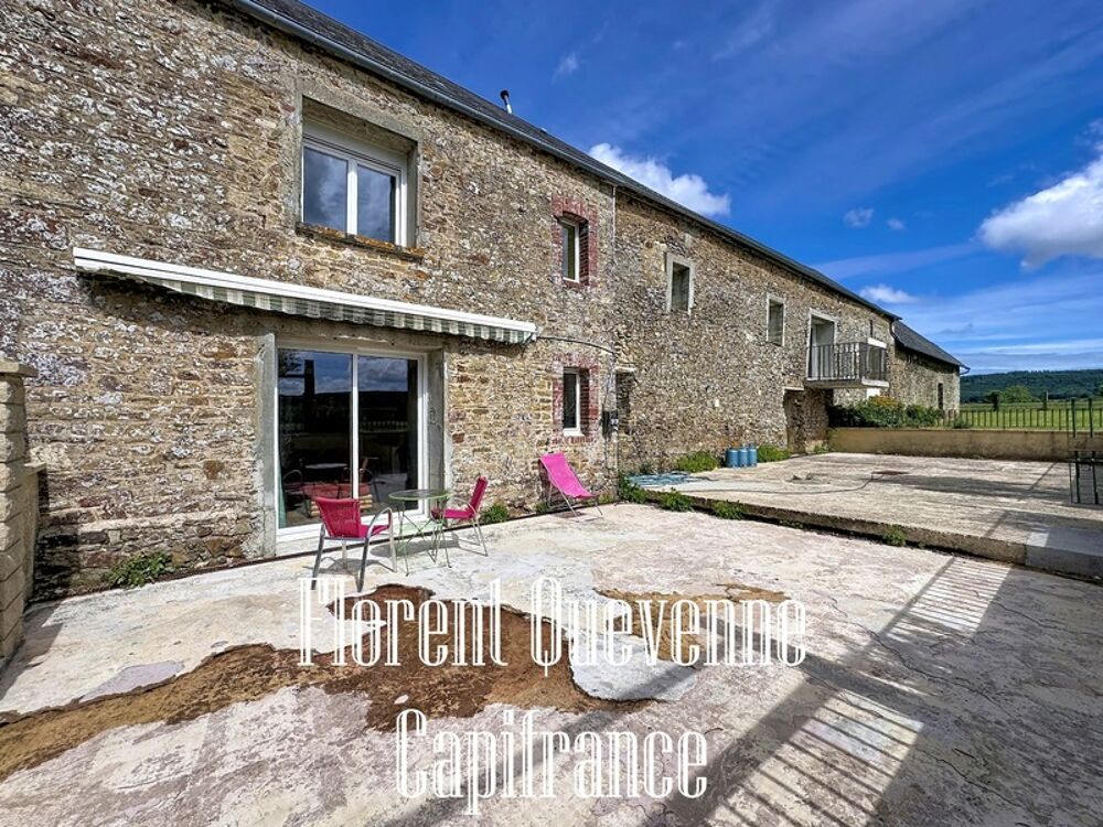 Maison en pierre + dépendances + terrain de 3120m²
