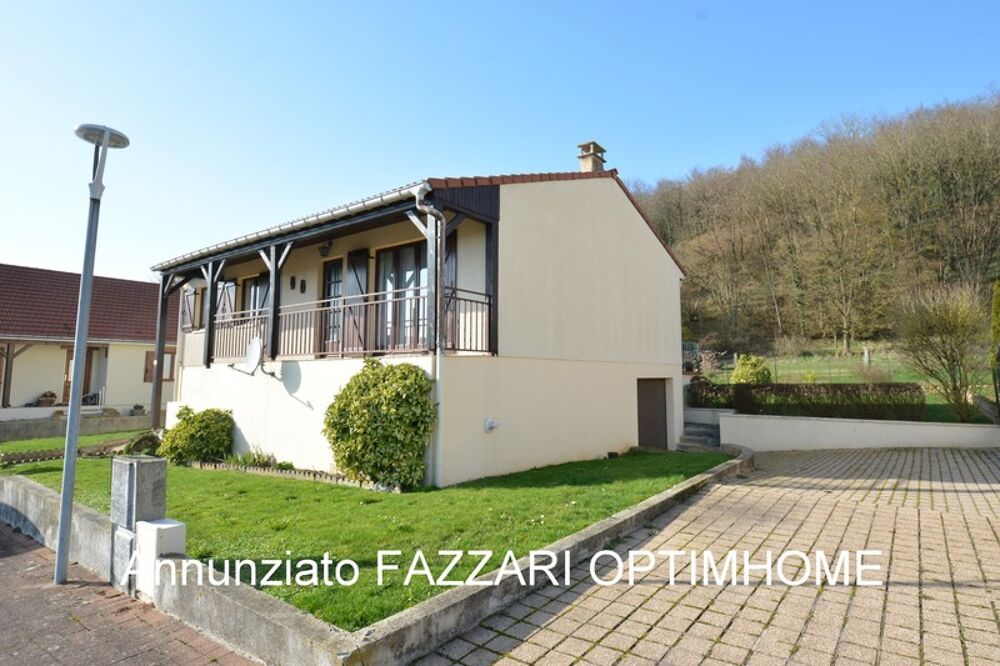 Maison individuelle sur sous-sol complet à Montmédy  107 m²  4 chambres  Garage 45 m²  Secteur calme proche Belgique & Luxem