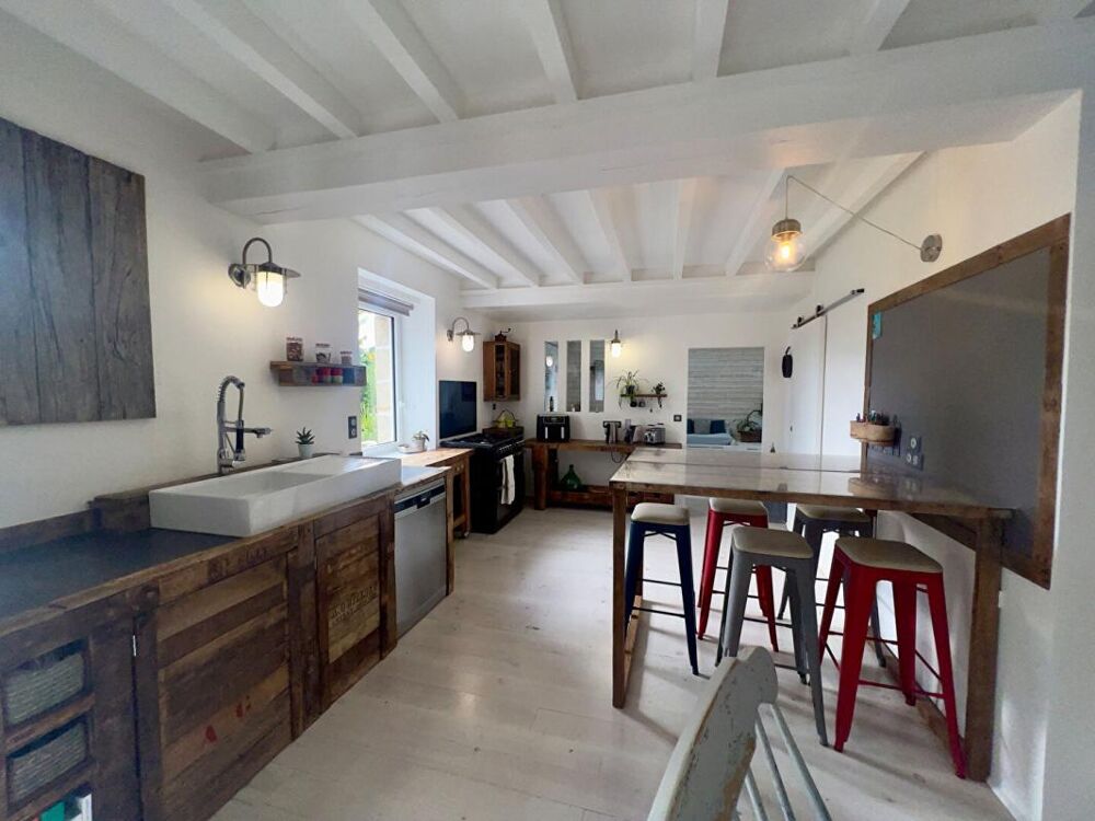 Vente Maison Maison en pierre rénovée 145 m² au sol - 3 chambres - Terrain 1380 m² Camors
