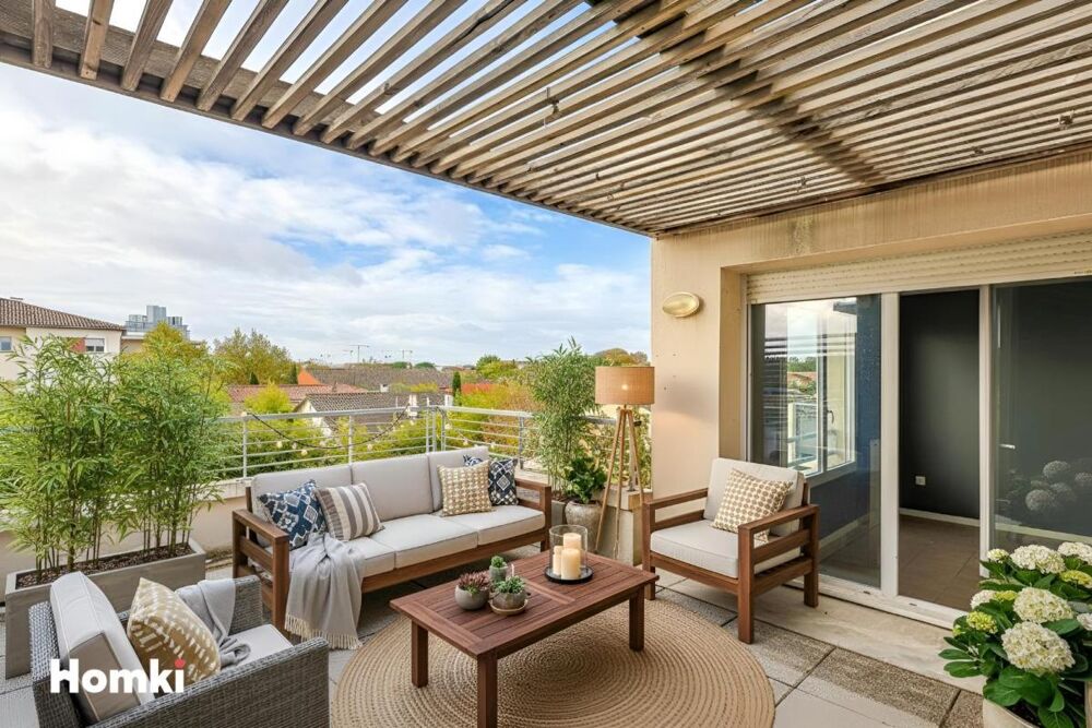 Appartement T3 de 62 m² avec terrasse plein sud et parking  Toulouse Borderouge
