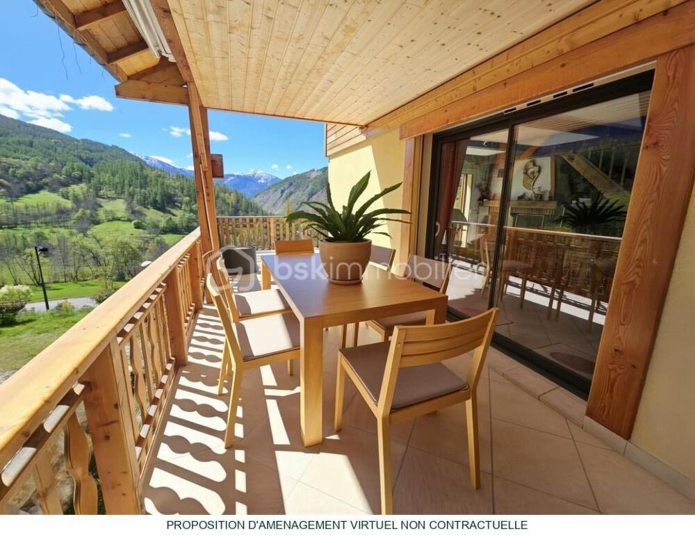 ? À VENDRE - Superbe chalet individuel lumineux avec vue panoramique à Allos ?