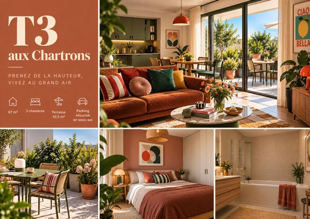 Vente Appartement T3 aux Chartrons - La ville à vos pieds, le ciel au-dessus Bordeaux