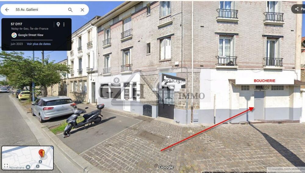   A VENDRE 35 M² DE BOUTIQUE A NOISY LE SEC 