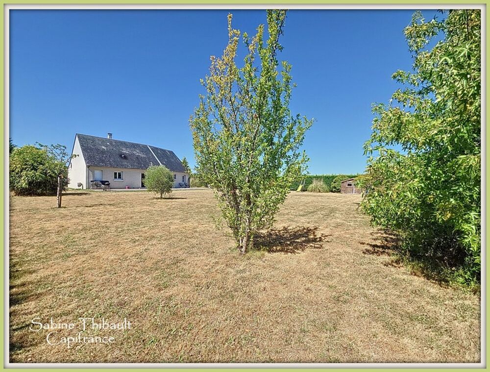 Dpt Indre et Loire (37), à vendre SOUVIGNE maison 6 pièces - 144 m2 - Terrain clos