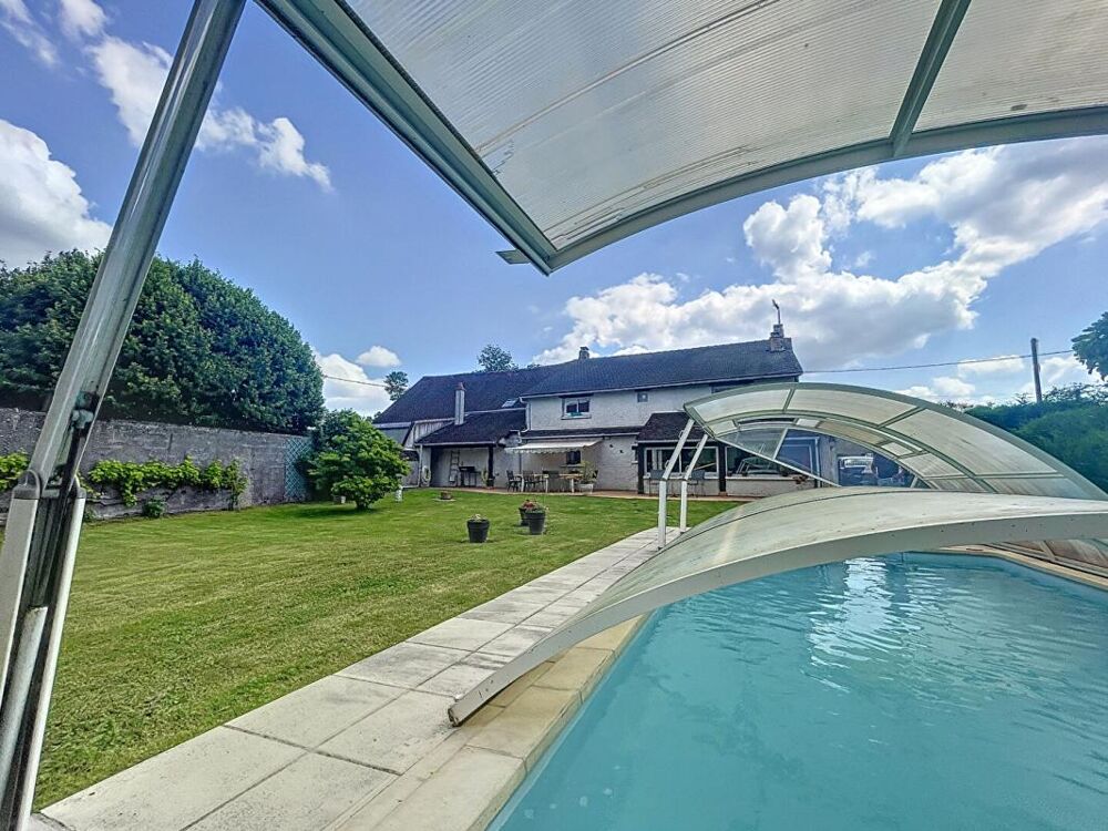 Vente Maison Dixmont- Longère de charme 335 m2 environ de surface habitable/5 chambres possibles/piscine couverte/sauna/annexe indépendante/g Joigny