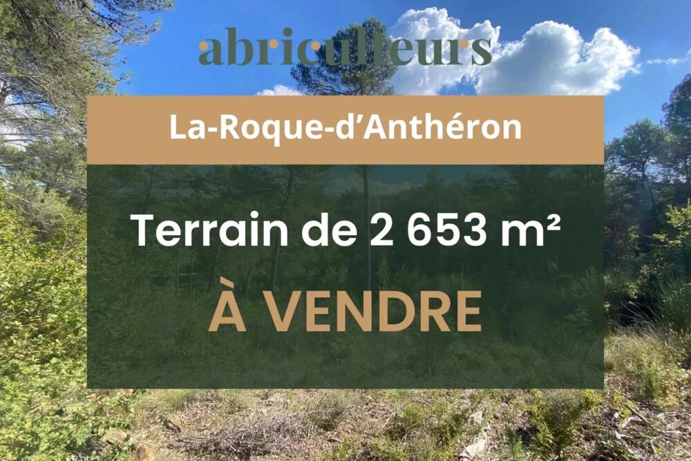 Vente Terrain Terrain constructible de 2 653 m² - La-Roque-d'Anthéron (13640) La roque d antheron
