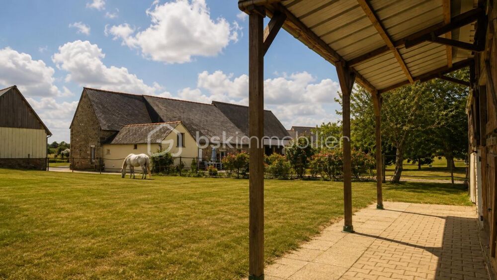 Vente Maison Corps de ferme rénové avec parc, dépendances et prairie – Un véritable havre de paix Bazouges la perouse