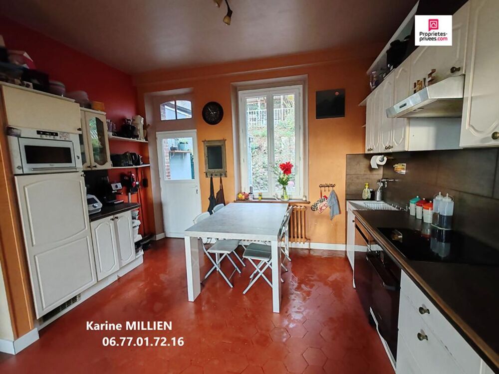 Vente Maison MESNIL SUR L'ESTREE 27650 Maison de ville avec sous-sol - 2 étages - 3 chambres - 1 bureau - Jardin - Garage - 168 000  HAI Mesnil sur l estree