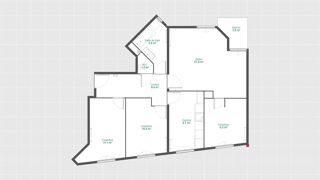  Appartement à louer 4 pièces 79 m²