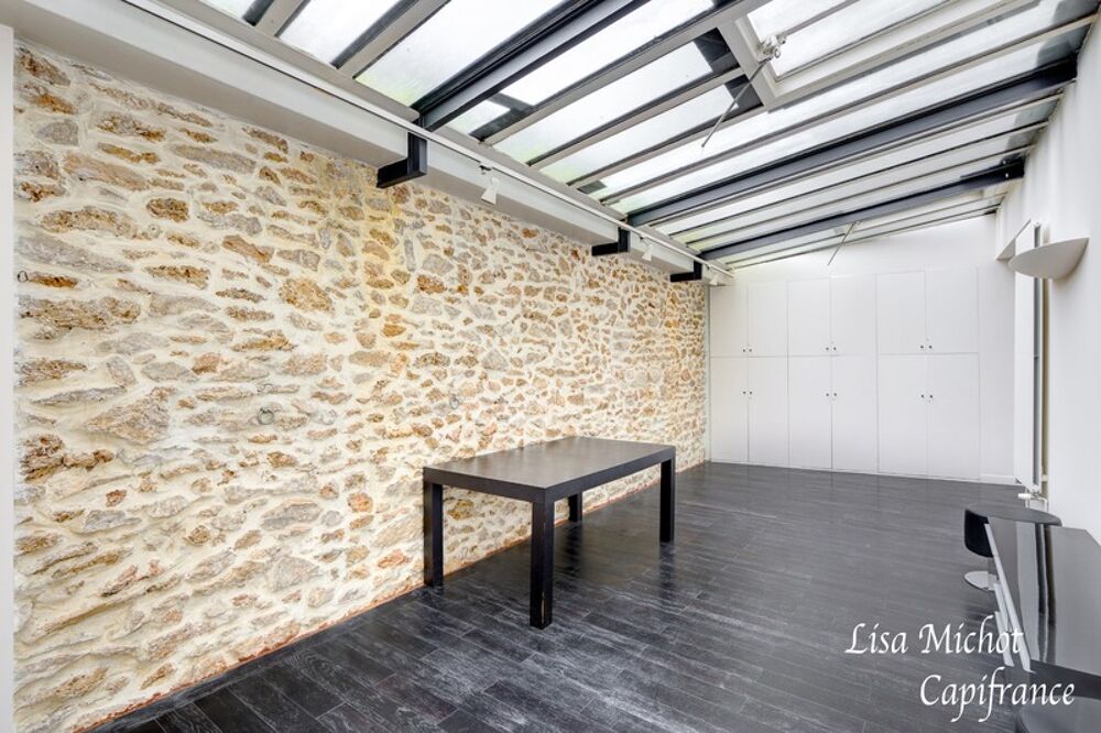  Ternes - Maillot, Local 3 pièces style atelier, bureau ou cabinet  avec terrasse sans vis à vis Paris 17