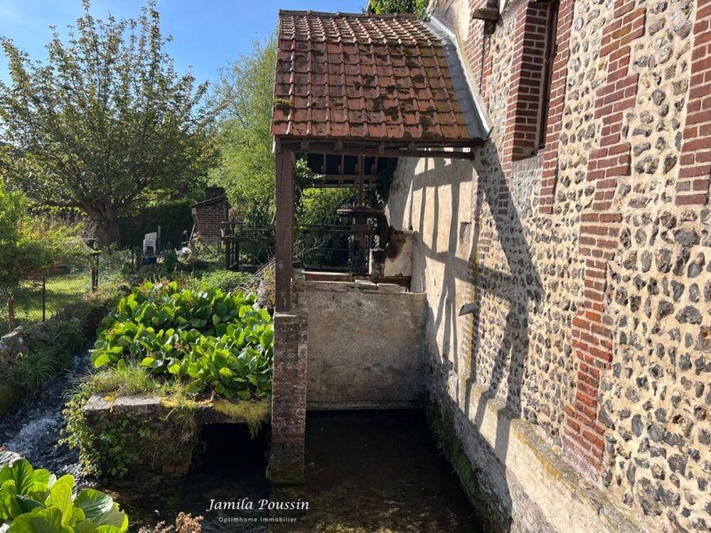 Ancien moulin du XVII? siècle avec rivière et gîte (5 pièces - 78m2) SAINT AUBIN EPINAY (76)