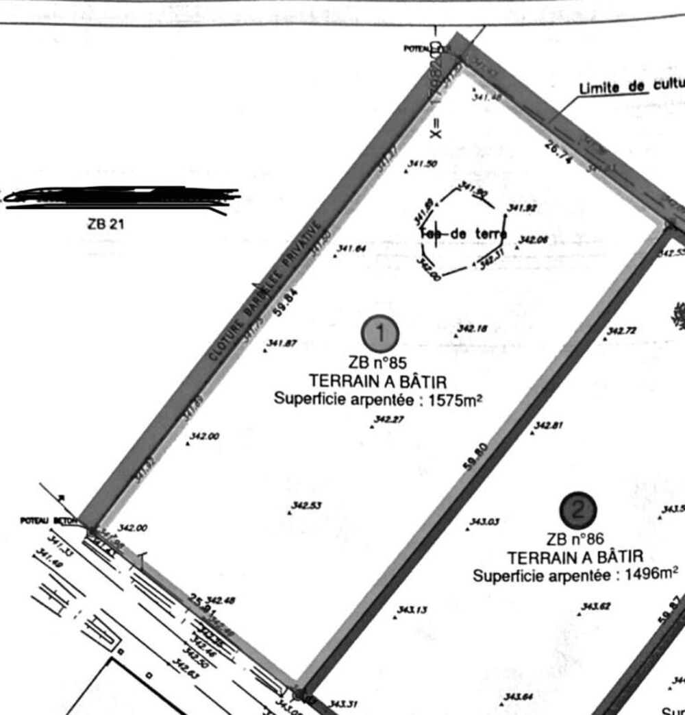 Vente Terrain Terrain constructible Proche Semur En Auxois 1575 m2 Semur en auxois