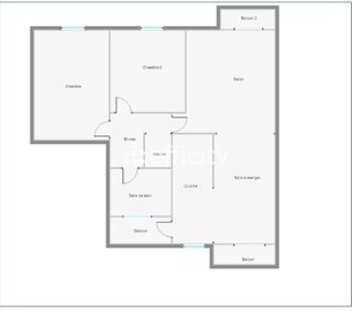  Appartement � vendre 3 pi�ces 62 m�