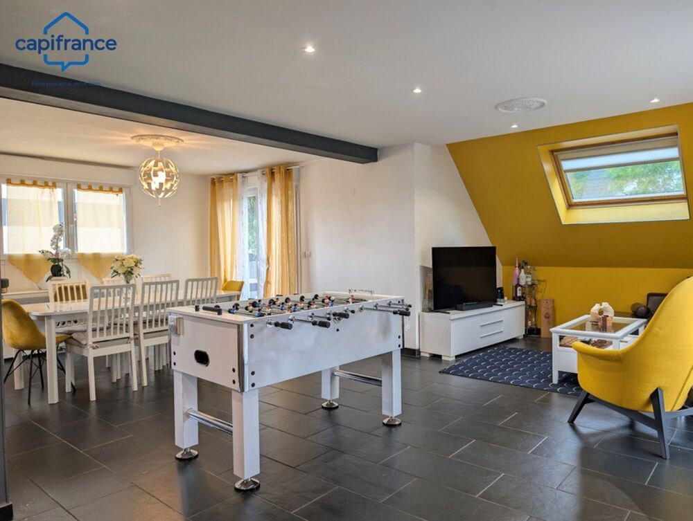 Maison à vendre 5 pièces RIXHEIM (68) Grande pièce de vie, 3 chambres, joli jardin
