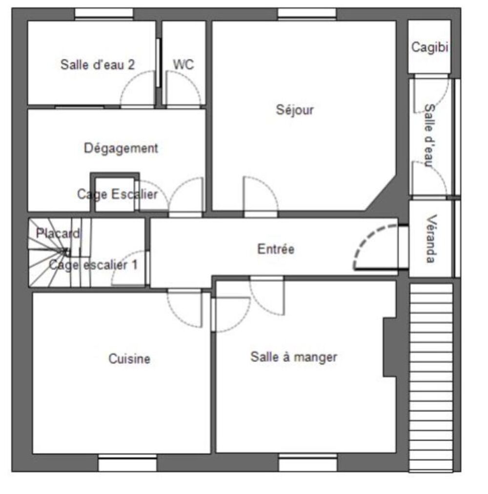 29530 Plonévez du Faou maison 3 / 4 chambres avec sous sol
