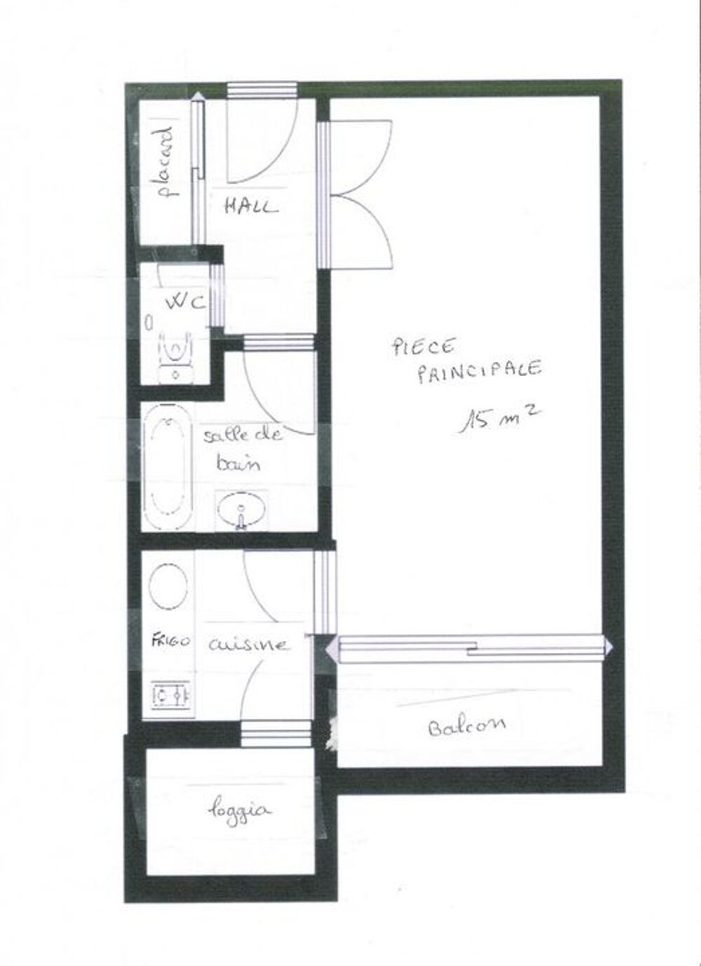 Location Appartement Studio de 26m2 à louer sur Montpellier Montpellier
