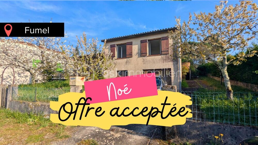 Vente Maison Maison familiale avec demi sous-sol – 4 chambres – jardin clos – fort potentiel Fumel