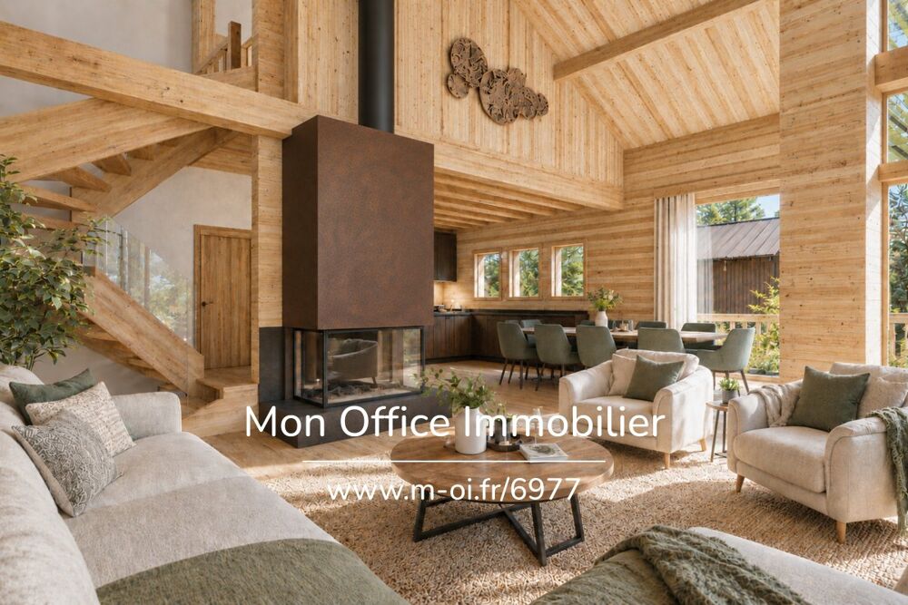 Vente Maison Référence : 6977-MBE. - Chalet Haut de Gamme de type 6 - à 5 min des pistes La salle les alpes