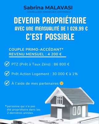  Appartement � vendre 3 pi�ces 62 m�