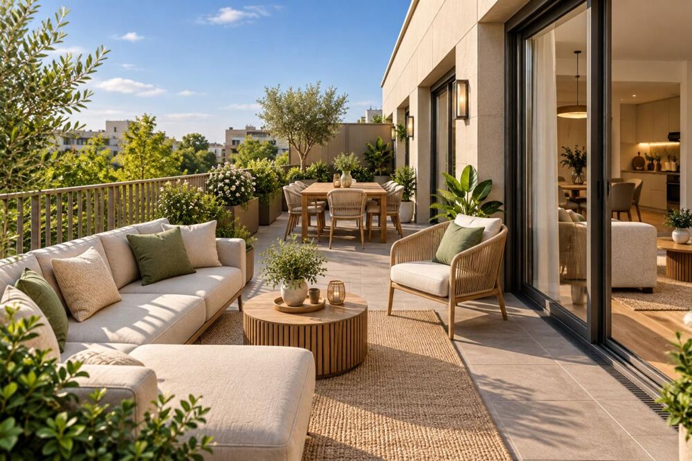 T4  GRANDE TERRASSE DE 22 M²