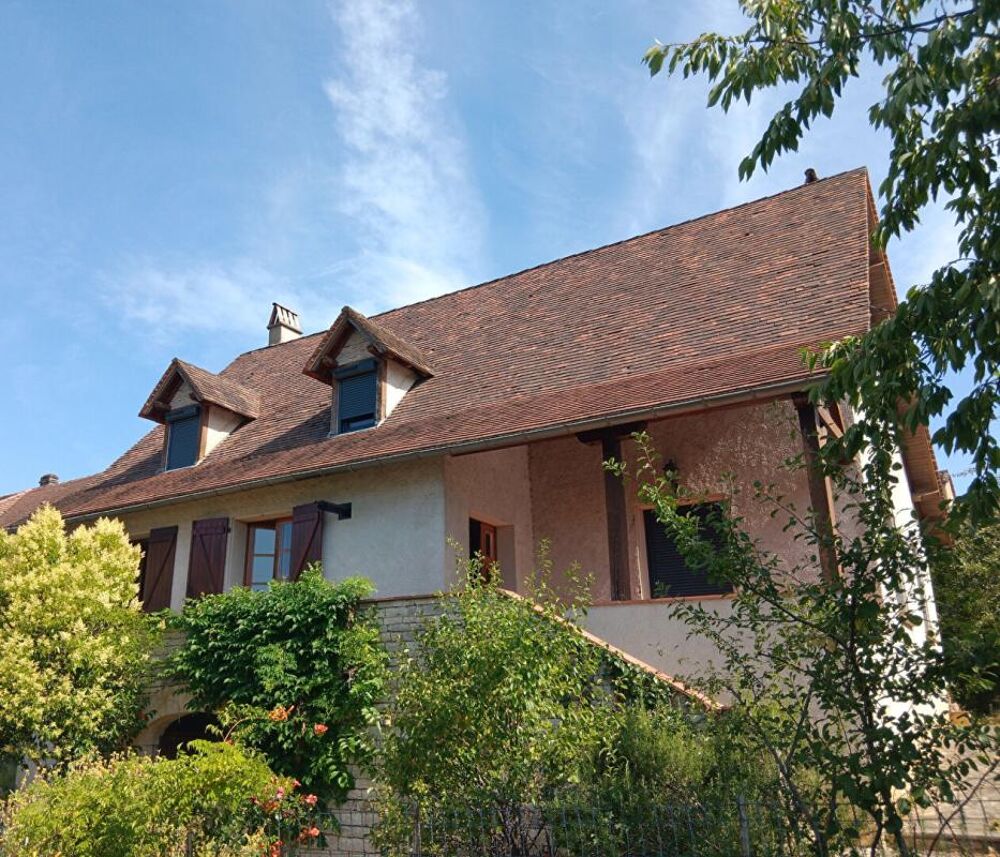 Vente Maison Cahors 46000 Cabessut, maison 170 m2, 4 chambres avec terrasse et jardin Cahors