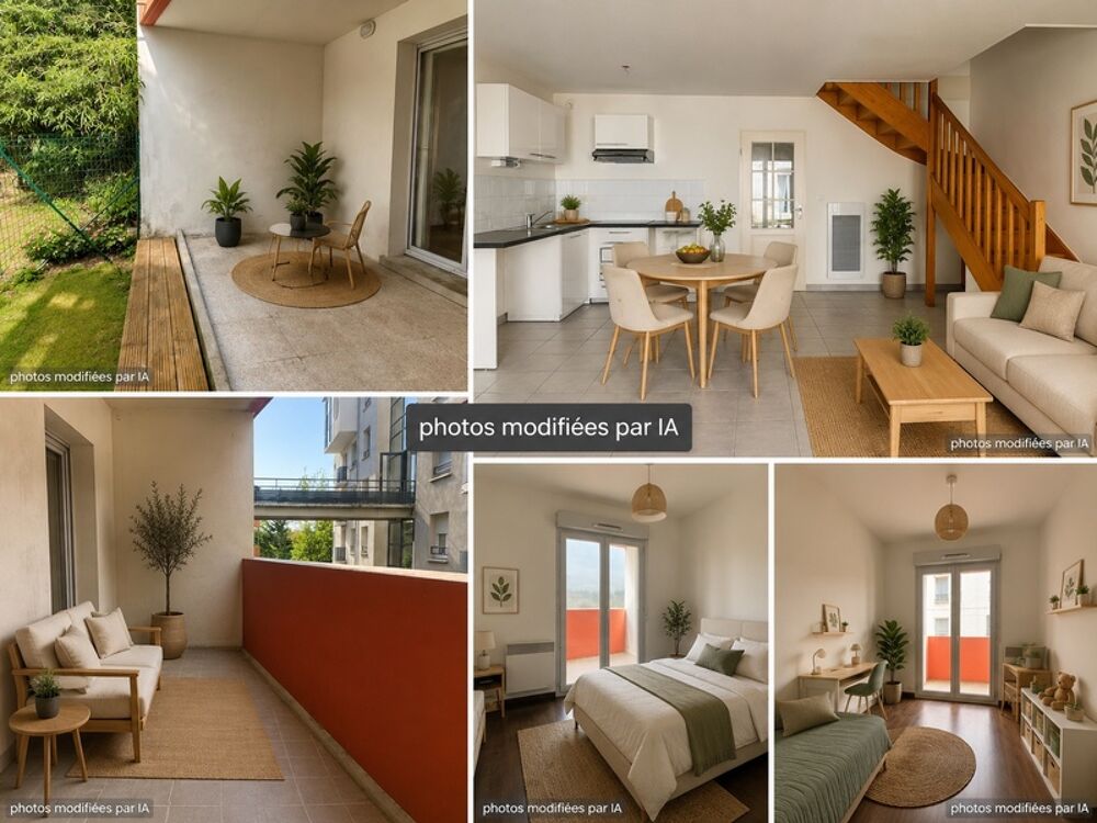 Duplex 4 pièces avec jardin et 2 parkings  comme une maison  Toulouse Est