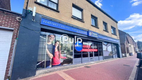 À LOUER - LOCAL COMMERCIAL + ENTREPÔT - EMPLACEMENT PREMIUM À COURRIÈRES (axe Carvin) 1650 62710 Courrieres