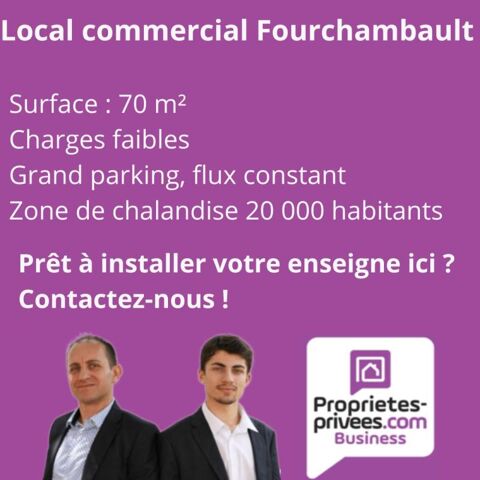 FOURCHAMBAULT - MURS COMMERCIAUX, Local commercial 70 m&sup2; 1200 58600 Fourchambault