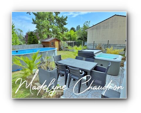   BOURAY-SUR-JUINE – Maison familiale de 120 m² – Terrain de 900 m² – Piscine – Jacuzzi – Sous-sol total – Aucun travaux Maison - 5 pièce(s) - 120 m²