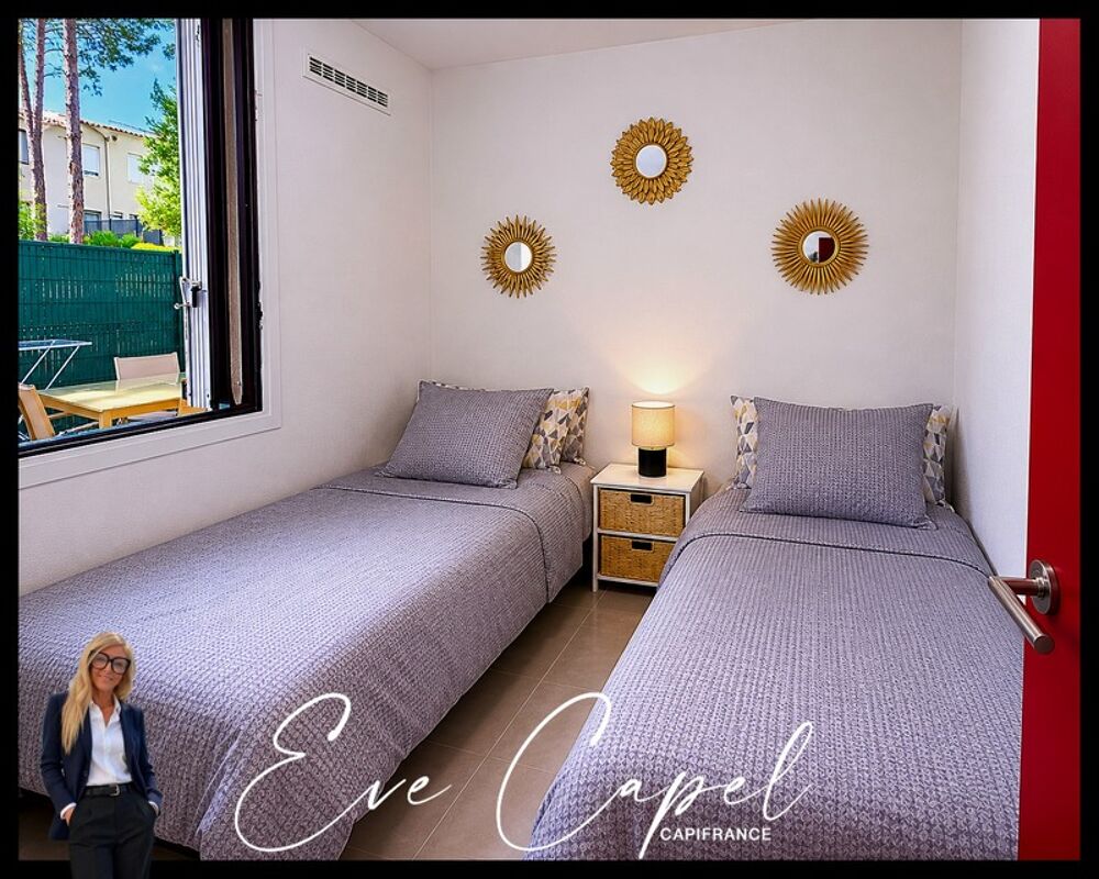 Appartement à vendre 3 pièces LE CAP D'AGDE (34), Rez de jardin, Secteur pinede proche tennis et village naturiste, 2 chambres +