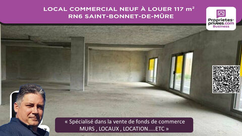 LOCAL COMMERCIAL &Agrave; LOUER 117 m&sup2; - RN6 SAINT-BONNET-DE-M&Ucirc;RE 4427 69720 Saint bonnet de mure