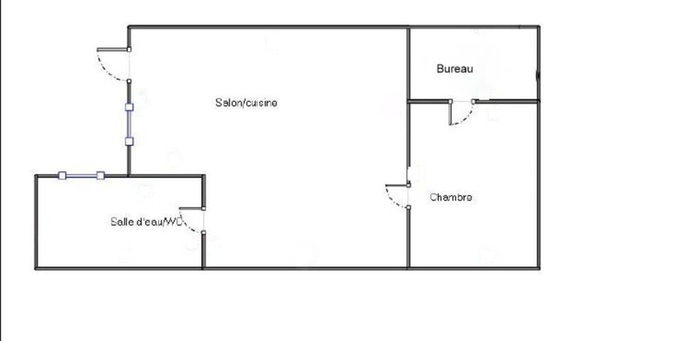 Vente Appartement Bordeaux – T2 atypique dernier étage – 48,6 m² au sol – 169 000 € Bordeaux