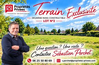 Vente Terrain 45130 -  EXCLUSIVITÉ - TERRAIN CONSTRUCTIBLE DEUXIEME RANG À ROZIÈRES-EN-BEAUCE Rozieres en beauce