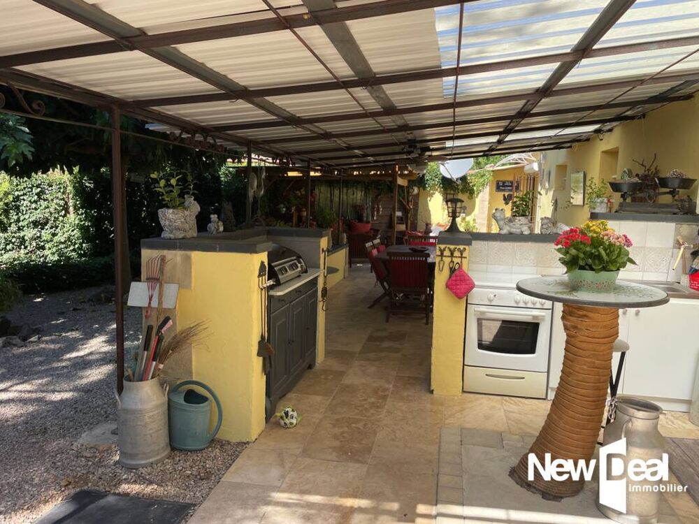 Jolie villa provençale 84 m2 habitables au calme, sur une parcelle de 4 600m2 à Besse-sur-Issole (83), avec piscine