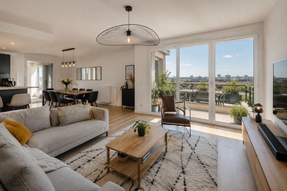 Vente Appartement T3 LUMINEUX avec EXTÉRIEUR – 8e et DERNIER ÉTAGE – Centre-ville Gennevilliers