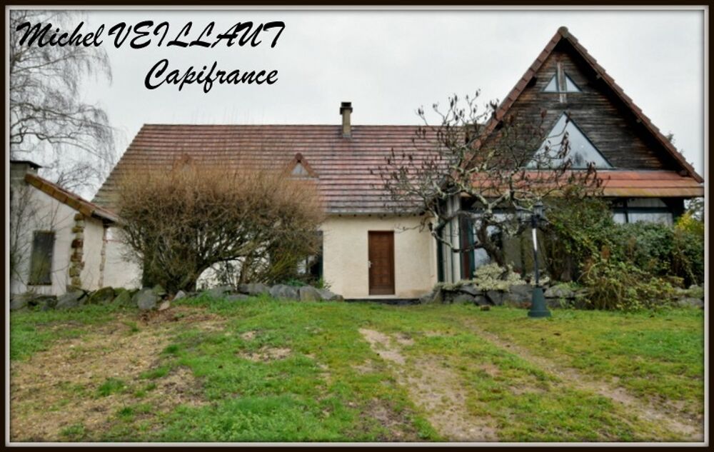 Vente Maison Dpt Allier (03), à vendre TREVOL maison P9 de 193 m² - Terrain de 2 505,00 m² Trevol