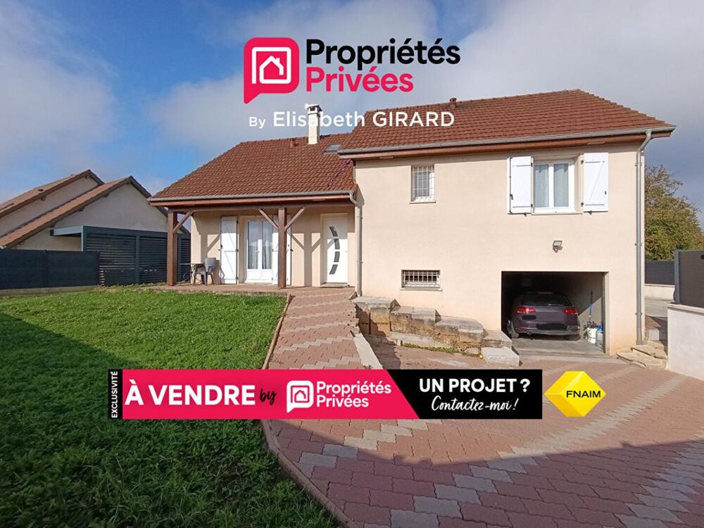 CHEMAUDIN ET VAUX -Maison individuelle 6 Pièces sans vis-à-vis - 4 Chambres- 2 Terrasses- Terrain piscinable
