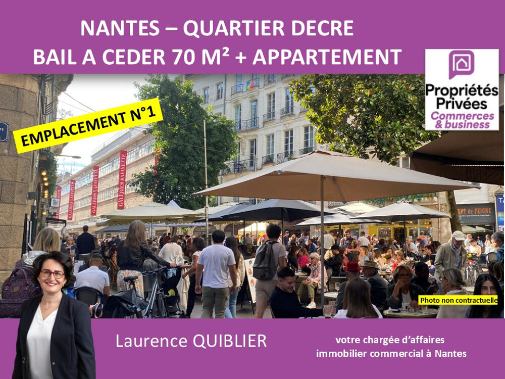   44000 NANTES PILORI - BAIL A CEDER, LOCAL COMMERCIAL AVEC LOGEMENT DE FONCTION Nantes