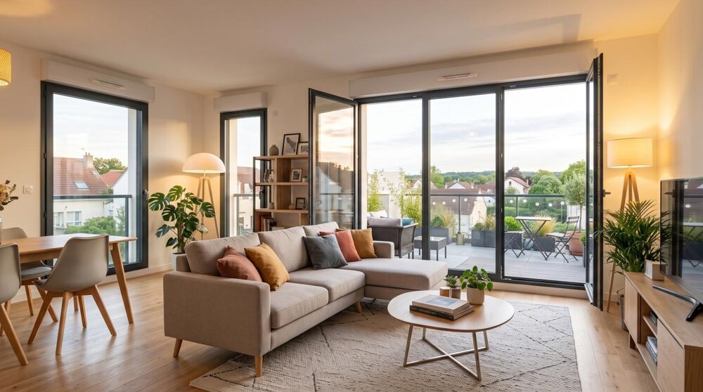 Vente Appartement NOUVEAUTÉ AU CENTRE VILLE 4 PIÈCES DERNIER ÉTAGE TRAVERSANT AVEC TERRASSES Montesson
