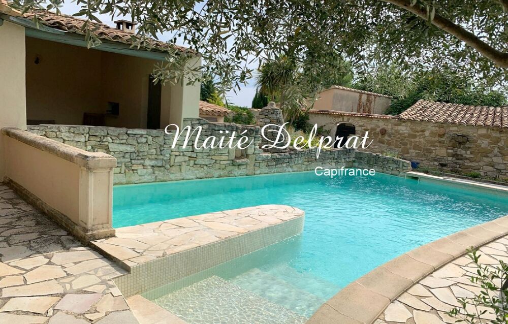 Maison de plain-pied - Piscine, pool house et jardin paysagé  Aubignan (84)