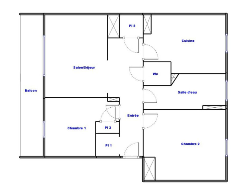 Vente Appartement Achat Appartement T3 Grenoble – 3 Pièces Traversant Est-Ouest avec Balcon, Cave & Parking Grenoble