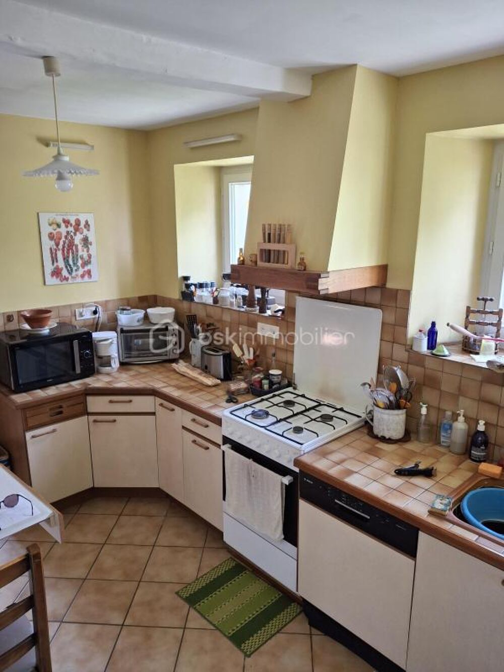 Vente Maison Maison de campagne de caractère 3 pièces - jardin de 1237 M2 dans village calme Saint maurice aux riches hommes