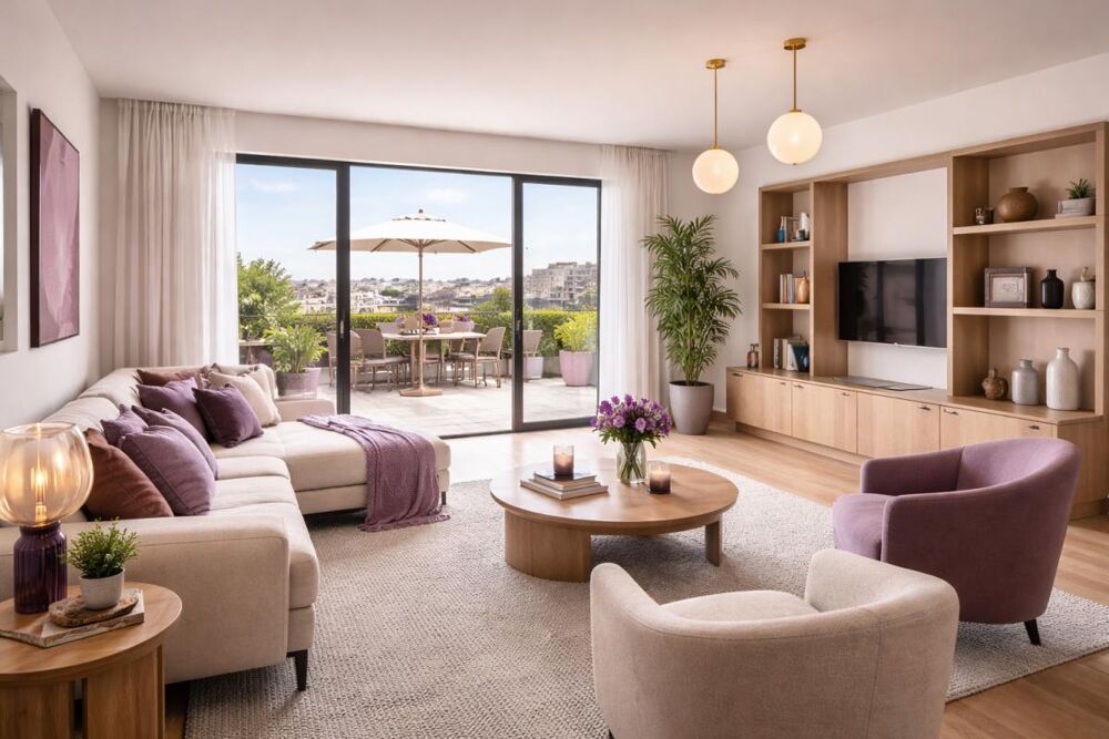 - RARE T4 en DUPLEX avec BALCONS ORIENTÉ SUD au DERNIER ETAGE -