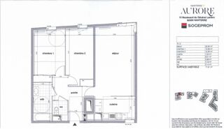  Appartement � louer 3 pi�ces 72 m�