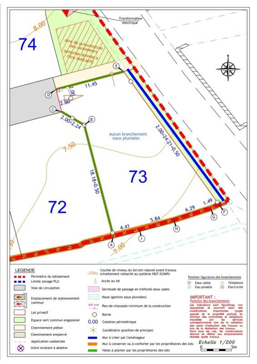 Vente Terrain Terrain à bâtir viabilisé de 355 m2 proche des plages Saint pierre quiberon