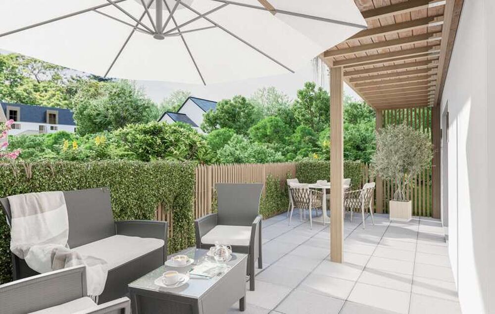 LOCRONAN (29)  Maison T4 à vendre 70 m² habitables  90 m² utiles  Garage  Terrasse  Jardin